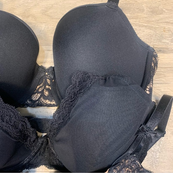 Natori Wacoal Adore Me 3 Underwired Bras Feathers T Shirt Bow Lace - Picture 3 of 11